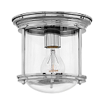 Потолочный светильник для ванных комнат с цилиндрическим стеклянным плафоном и одной лампой Hinkley варинант исполнения - 13 | Loft Concept в Уфе