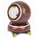 Часы настольные в виде шара из натурального камня Ball Stone Clock варинант исполнения - 4 | Loft Concept в Уфе