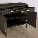 Буфет Primo с двумя ящиками и двумя фасадами шпон орех варинант исполнения - 4 | Loft Concept в Уфе