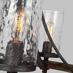 Люстра с цилиндрическим плафонами из толстого волнистого стекла в индустриальном стиле Feiss варинант исполнения - 17 | Loft Concept в Уфе