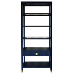 Стеллаж Elsa Dreams Blue со стеклянными полками и ящиком варинант исполнения - 7 | Loft Concept в Уфе