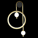 Бра с круглой рамкой и стеклянными белыми шарами B.LUX C Ball варинант исполнения - 3 | Loft Concept в Уфе