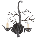 Бра черное в виде ствола дерева Branched Tree варинант исполнения - 2 | Loft Concept в Уфе