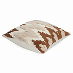 Чехол на подушку с вышивкой в виде геометрических узоров Beige Calista Square варинант исполнения - 1 | Loft Concept в Уфе