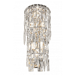 Бра с каскадом из прозрачного хрусталя и корпусом из металла цвета хром Constant Sparks варинант исполнения - 2 | Loft Concept в Уфе