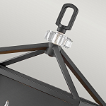 Бра в черном цвете с двумя лампами в форме свечи и стеклянными элементами Hinkley варинант исполнения - 2 | Loft Concept в Уфе