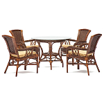 Комплект обеденный из ротанга Eloise варинант исполнения - 1 | Loft Concept в Уфе