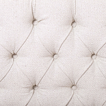 Кровать двуспальная светло-бежевая с основанием из массива дуба с мягким изголовьем Flax Beds варинант исполнения - 4 | Loft Concept в Уфе