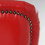 Кресло с обивкой из эко-кожи Harper Armchair Red варинант исполнения - 5 | Loft Concept в Уфе