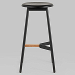 Черный барный стул Knopper варинант исполнения - 2 | Loft Concept в Уфе