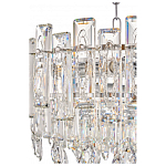 Круглая люстра с хрустальными подвесками на серебряном каркасе Gorgeous Crystal Light варинант исполнения - 4 | Loft Concept в Уфе