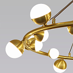 Люстра подвесная светодиодная с плафонами в форме шара Italian Globe Cedar Moss Light варинант исполнения - 3 | Loft Concept в Уфе