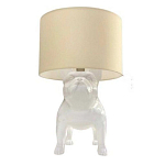 Настольная лампа COLLECTION OF DOGS с абажуром Бульдог варинант исполнения - 2 | Loft Concept в Уфе