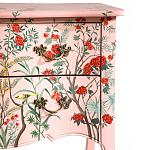Комод розовый с росписью Цветы L.XV CHEST OF DRAWERS Flowers варинант исполнения - 3 | Loft Concept в Уфе