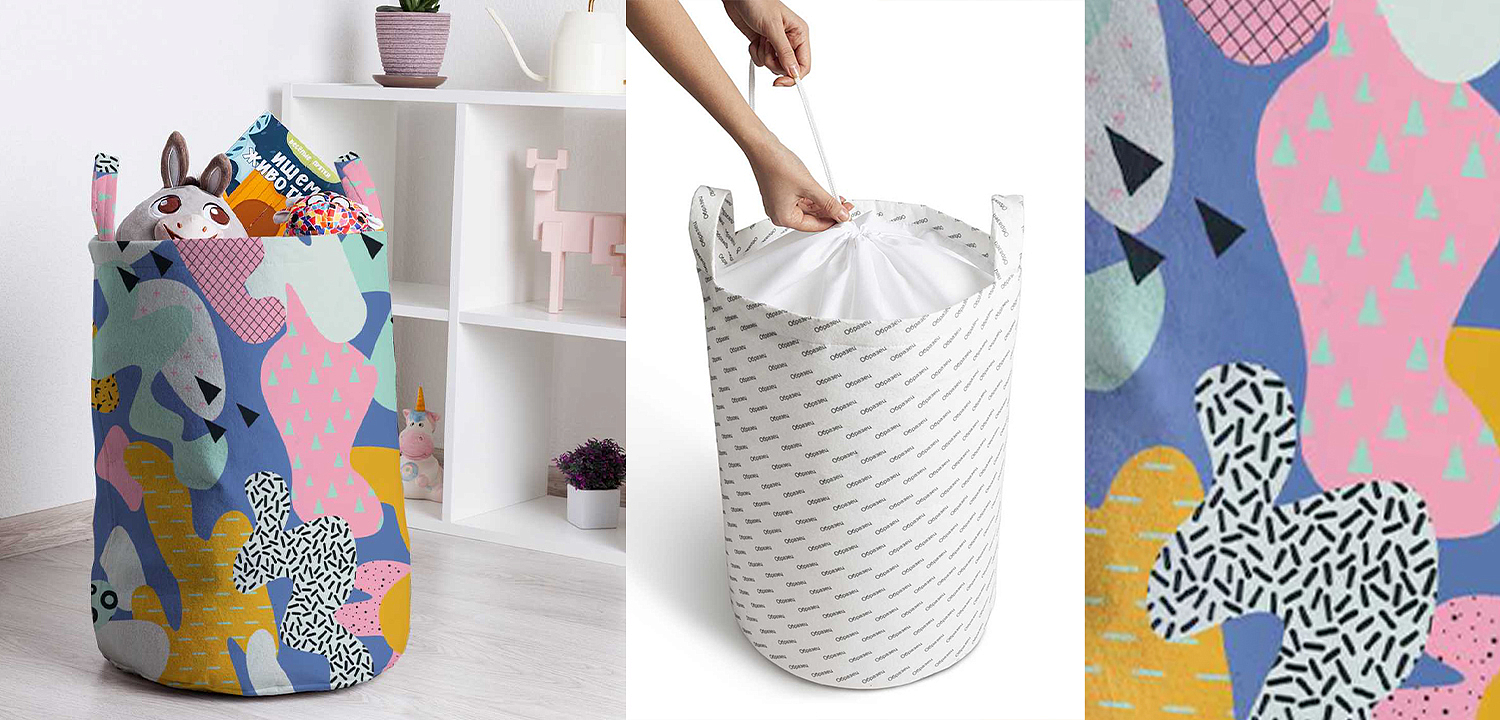 Корзина Pastel Abstraction Basket Корзина Pastel Abstraction Basket - Loft-Concept в Уфе