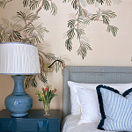 Обои ручная роспись Silk Tree Special Colurway on Sabbia slub silk варинант исполнения - 2 | Loft Concept в Уфе