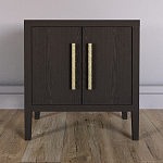 Тумбочка Primo с дверцами шпон темный орех варинант исполнения - 2 | Loft Concept в Уфе