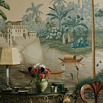 Обои ручная роспись River Scenes of Bengal Kolkata варинант исполнения - 5 | Loft Concept в Уфе