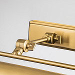 Светильник для картин цвета состаренная латунь с широким плафоном на прямоугольном основании Elstead Lighting варинант исполнения - 9 | Loft Concept в Уфе