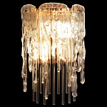 Бра с эффектом стекающего стекла и прозрачными трубками Textured Glass варинант исполнения - 1 | Loft Concept в Уфе