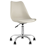 Офисный стул на металлическом основании EGGERY Beige варинант исполнения - 1 | Loft Concept в Уфе