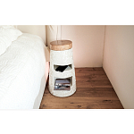 Керамический столик с деревянной столешницей "Пешка" варинант исполнения - 1 | Loft Concept в Уфе