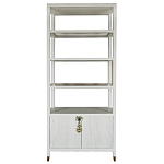 Стеллаж со стеклянными полками Elsa Dreams White варинант исполнения - 8 | Loft Concept в Уфе