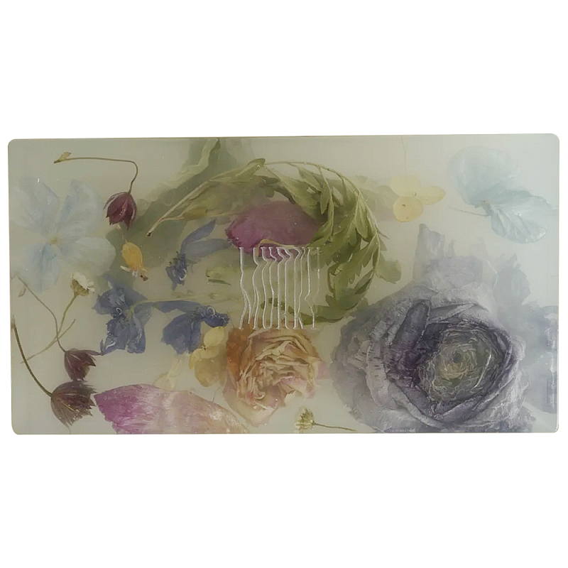 Шкатулка из эпоксидной смолы с цветами белая Epoxy Resin Rectangular Box White Белый Мульти Шкатулка из эпоксидной смолы с цветами белая Epoxy Resin Rectangular Box White Белый Мульти в Уфе | Loft Concept