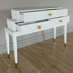 Премиальная Консоль с тремя ящиками Elsa Dreams White варинант исполнения - 2 | Loft Concept в Уфе