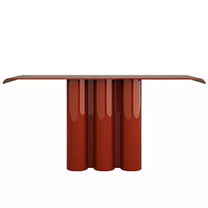 Консоль красная с цилиндрическим основанием Giorgio