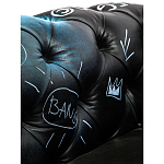 Кресло "Баския и Уорхол" Basquiat Warhol graffiti chair натуральная кожа варинант исполнения - 8 | Loft Concept в Уфе