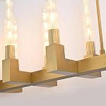 Люстра CANELLE Linear Chandelier 12 Modern Brass варинант исполнения - 3 | Loft Concept в Уфе