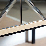 ТВ-тумба с зеркальным декором Serena TV-Stand варинант исполнения - 3 | Loft Concept в Уфе