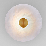 Бра светодиодный с мраморным рассеивателем латунь варинант исполнения - 1 | Loft Concept в Уфе