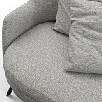 Мебельная ткань Шенилл серый цвет 138 см T4-29 варинант исполнения - 4 | Loft Concept в Уфе