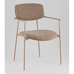 Стул Doe с подклокотниками коричневый варинант исполнения - 1 | Loft Concept в Уфе