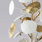 Торшер в виде белых и золотых цветов Bouquet of Light варинант исполнения - 3 | Loft Concept в Уфе