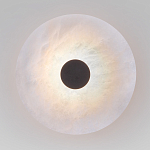 Бра светодиодный с мраморным рассеивателем черный  варинант исполнения - 1 | Loft Concept в Уфе