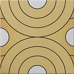 Дизайнерская плитка с узором Диски варинант исполнения - 2 | Loft Concept в Уфе