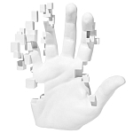 Декоративная статуэтка в виде руки Disintegrating Fragments Hand Statuette варинант исполнения - 1 | Loft Concept в Уфе
