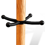 Вешалка с круглым основанием и черными металлическими крючками Industrial Metal Rust варинант исполнения - 2 | Loft Concept в Уфе