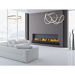 Люстра подвесная круглая золотого цвета с белыми изогнутыми световыми линиями Luke Lampco Tracer Lamp варинант исполнения - 12 | Loft Concept в Уфе