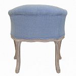 Кресло низкое в стиле прованс Louis French Armchair light blue flax варинант исполнения - 2 | Loft Concept в Уфе