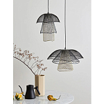 Подвесной светильник Black Grey Mesh Lampshade Hanging Lamp варинант исполнения - 6 | Loft Concept в Уфе