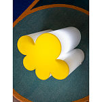 Настольная дизайнерская лампа Poltronova Passiflora Yellow Table Lamp варинант исполнения - 2 | Loft Concept в Уфе