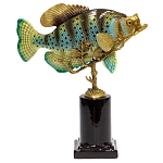 Статуэтка из фарфора в форме рыбы SEA Porcelain and Bronze варинант исполнения - 3 | Loft Concept в Уфе