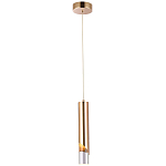 Подвесной светильник Metal Acrylic Tube Gold Hanging Lamp варинант исполнения - 2 | Loft Concept в Уфе