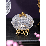 Конфетница из прозрачного рельефного стекла Eden Garden варинант исполнения - 10 | Loft Concept в Уфе