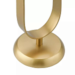 Столик приставной с овальным золотым основанием Oval Gold Base варинант исполнения - 3 | Loft Concept в Уфе