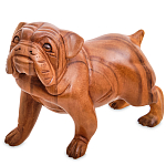 Статуэтка деревянная в виде собаки Balinese Dog 2 варинант исполнения - 1 | Loft Concept в Уфе